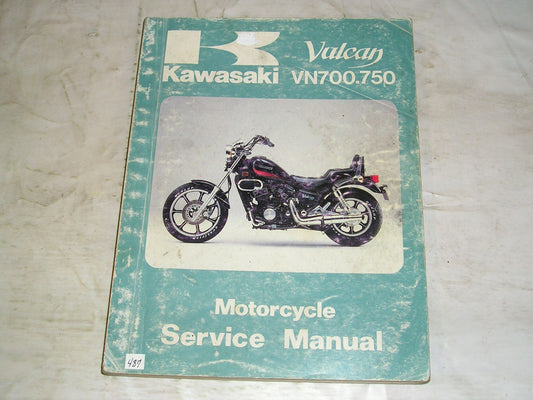 KAWASAKI VN700  VN750 A1 1985  Service Manual  99924-1054-01  #487