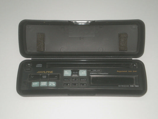 ALPINE CDE-7821 CD PLAYER & RADIO CONTROL PANEL FACE  #10