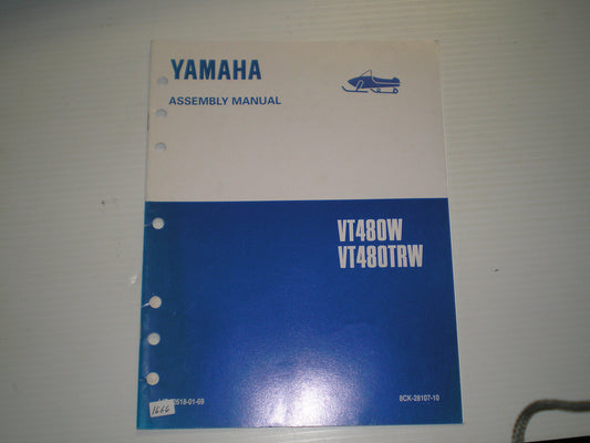 YAMAHA VT480 W VT480TR W 1996 Assembly Manual 8CK-28107-10 LIT-12618-01-69 #S82