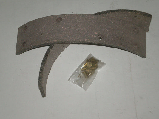 Harley Davidson 74 Big Twin 1953-1957 Rear Brake Shoe Lining & Rivits 41848-38
