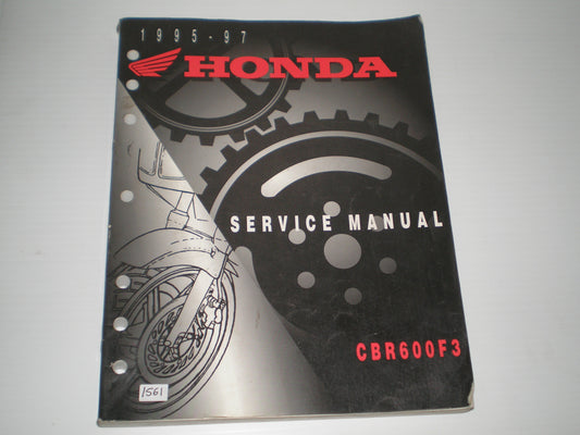 HONDA CBR600 F3  1995 1996 1997  Service Manual  61MAL02  #1561