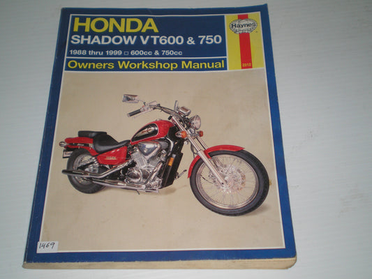 HONDA VT600 VT750 Shadow 1988-1999 Haynes Workshop Manual 2312 #1469