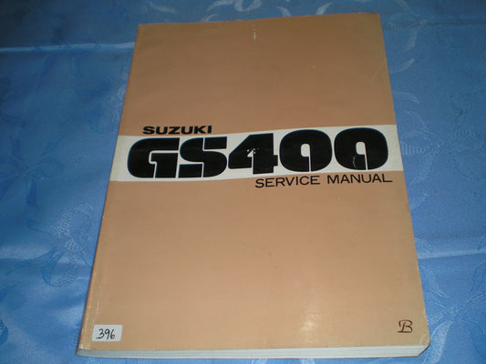 SUZUKI GS400  1977  Factory Service Manual  SR-6000  #396