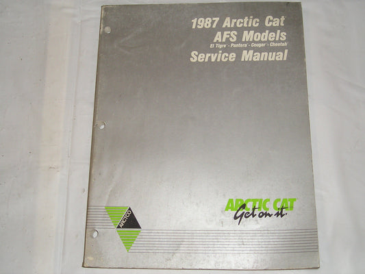 ARCTIC CAT AFS Models El Tigre  Pantera  Cougar  Cheetah Service Manual 2254-352  #S115