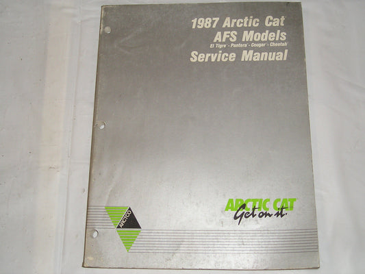 ARCTIC CAT AFS Models El Tigre Pantera Cougar Cheetah Service Manual 2254-352 #S115