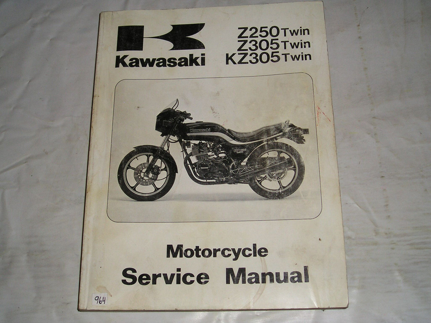 KAWASAKI KZ305 Z250 Z305 1979-1994  Service Manual  99924-1019-10  #964