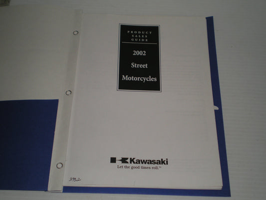 KAWASAKI 2002 Dealer's  Product Sales Guide #399.2