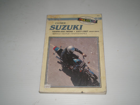 SUZUKI GS400  GS425  GS450  Twins 1977-1987  Clymer Service Manual  M372  #1085