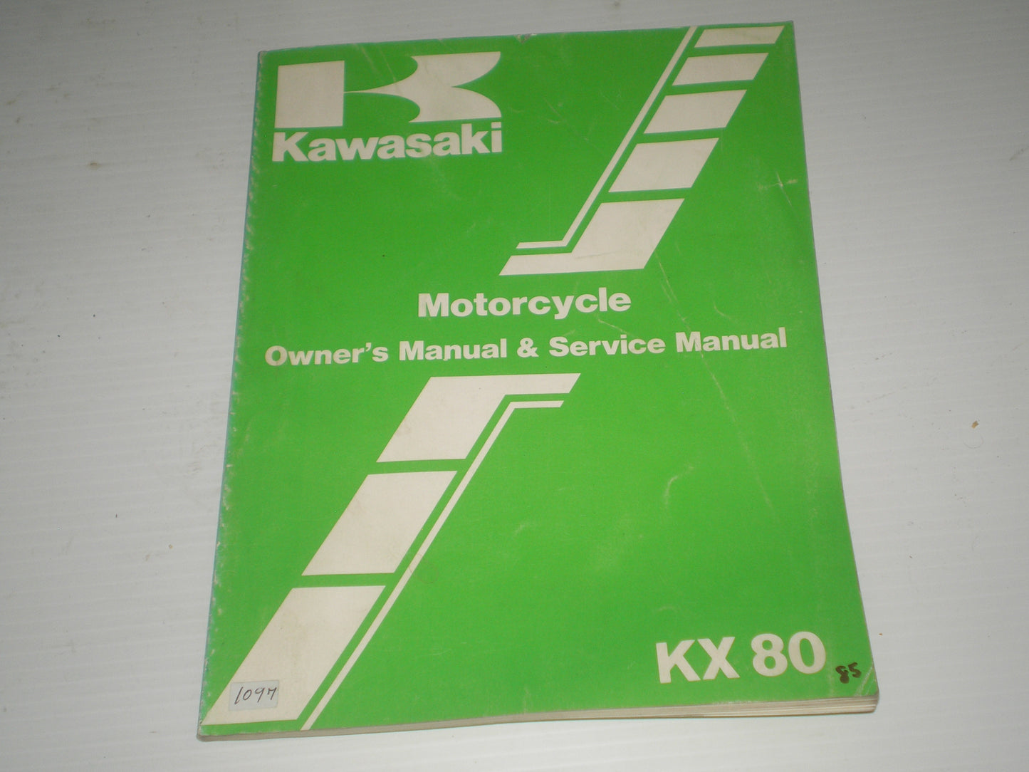 KAWASAKI KX80 G1 H1 1986  Owner's & Service Manual  99920-1326-04  #1097