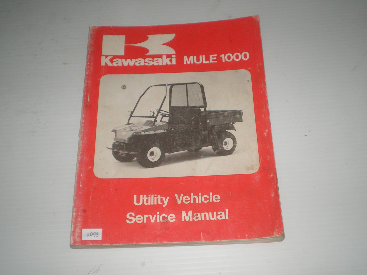 KAWASAKI KAF450 A1 B1 Mule 1000 1988  Service Manual 99924-1107-01  #1098