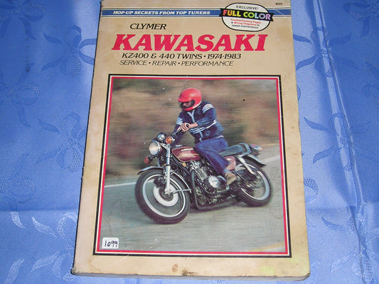 KAWASAKI KZ400 KZ440 Z440  Twins  1974-1983 Clymer Service Manual M355  #1099