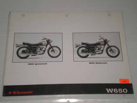 KAWASAKI ZRX-1200 W650 SALES BROCHURE # 109