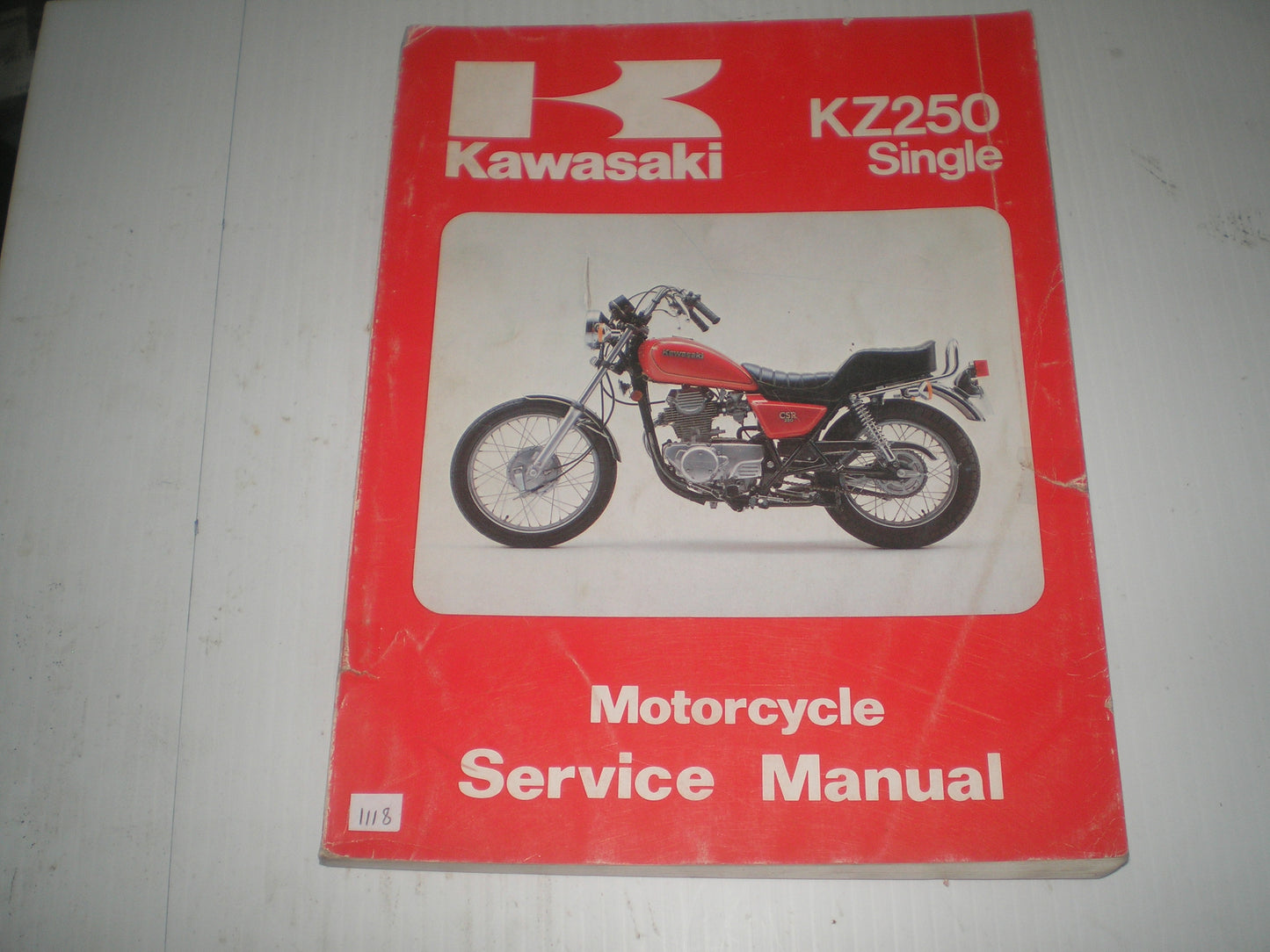 KAWASAKI KZ250  Z250  C1 C2 C3 D1 D2 G1 G2 G3 L1 M1 Single  1980 1981 1982  Service Manual  99924-1023-03  #1118