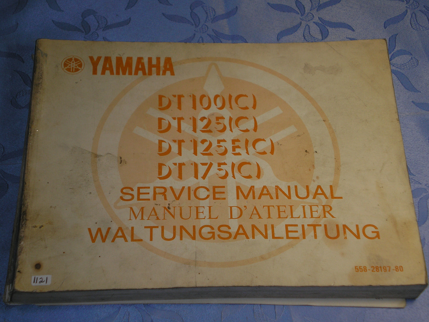 YAMAHA DT100  DT125  DT175 C 1976  Service Manual  558-28197-80  #1121