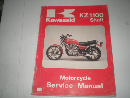 KAWASAKI KZ1100  Z1100  A1 A2 D1 1981 1982  Service Manual  99924-1032-01  #1122