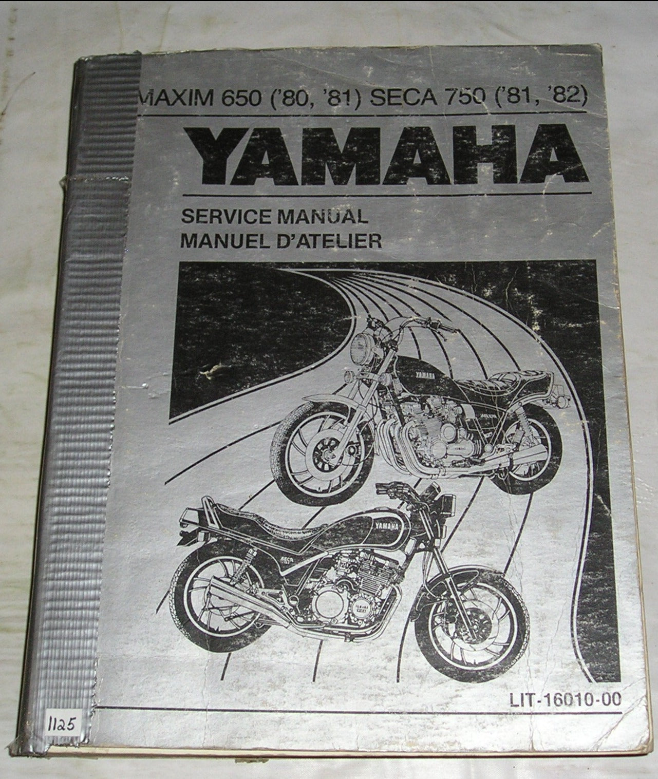 YAMAHA XJ650 Maxim XJ750 Seca  1980-1982  Supplementary Service  Manual  LIT-16010-00  #1125