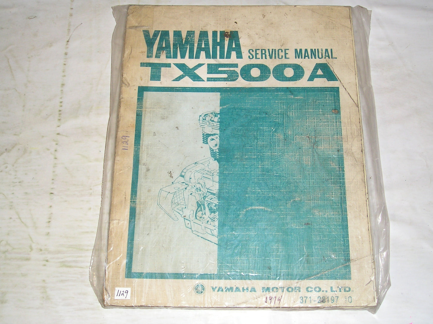 YAMAHA TX500A  TX500 A  1974  Service Manual  371-28197-10  LIT-11613-71-01  #1129