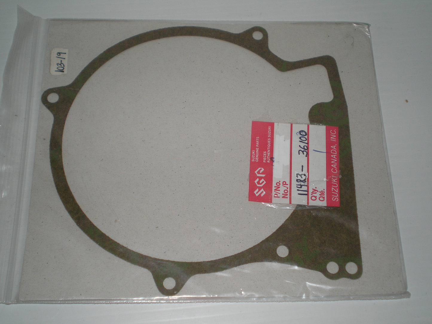 SUZUKI GT185 L/H Crankcase Cover Gasket 11483-36100