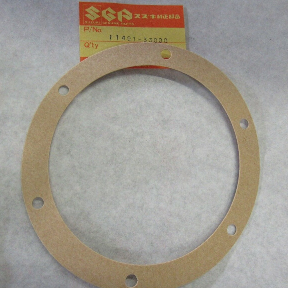 SUZUKI GT380 GT550 Contact Breaker Cap Gasket 11491-33000
