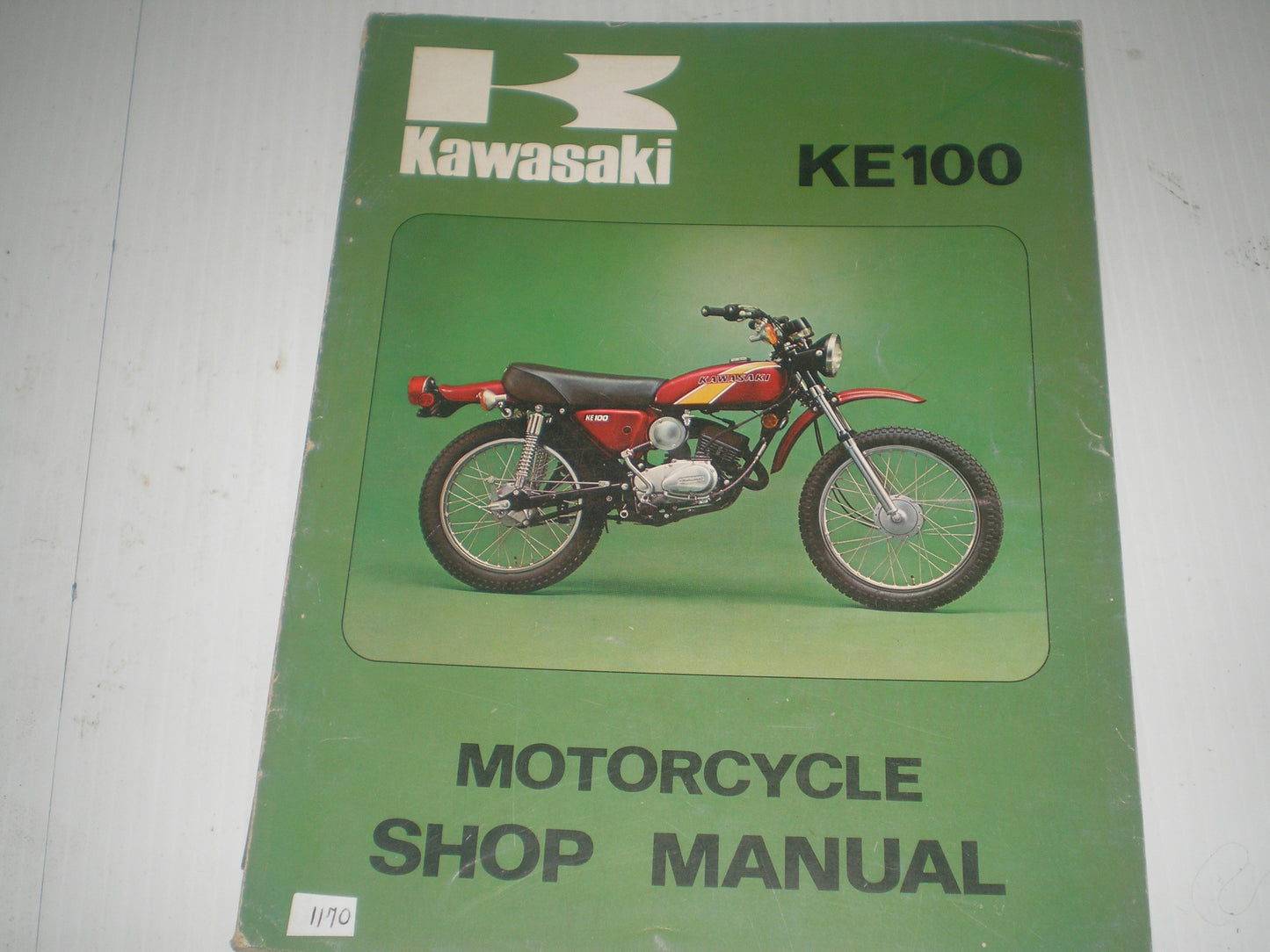 KAWASAKI KE100  1976  Service Manual  99997-748-01  #1170