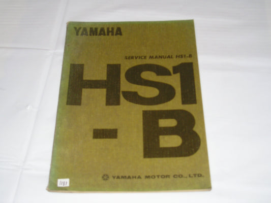 YAMAHA HS1B  HS1 -B  1971  Factory Service Manual  #1181