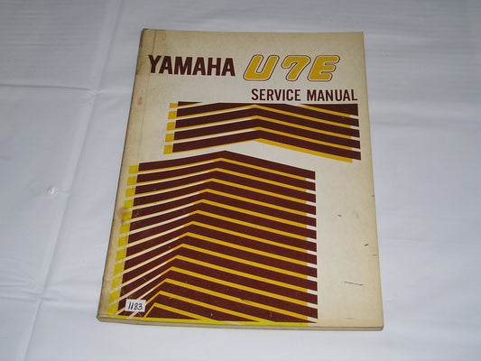 YAMAHA U7E  1972  Factory  Service  Manual   #1531