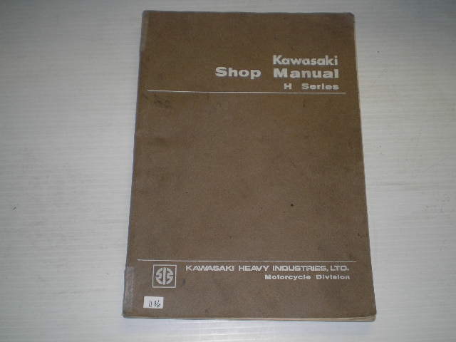 KAWASAKI H Series   H1  H2  1972  Shop Manual  99997-532  #1186
