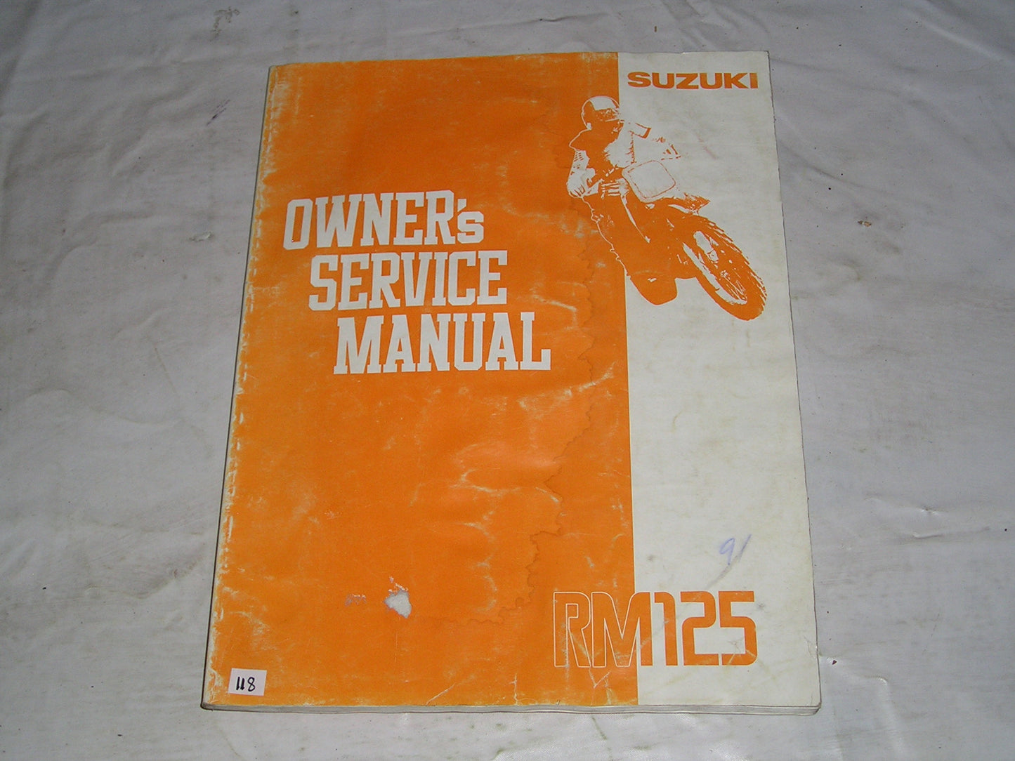 SUZUKI RM125 1991 Owner's Service Manual  99011-27C52-01A  #118