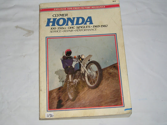 HONDA CB100 CB125 CL100 CT175 SL100 SL125 1969-1982 Clymer Service Manual M315 #1192