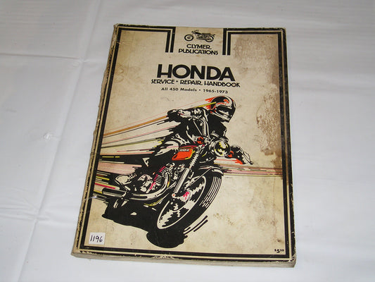 HONDA 450 Models  1965-1973  Clymer Service Manual M333   #1196