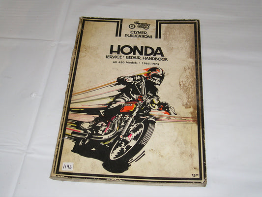 HONDA 450 Models 1965-1973 Clymer Service Manual M333 #1196