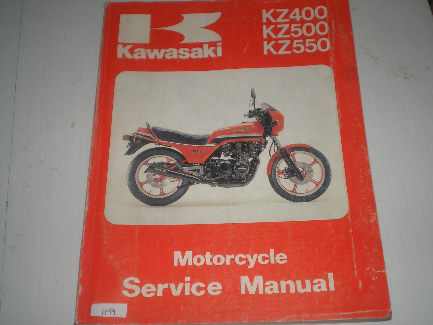 KAWASAKI KZ400 KZ500 KZ550 1979-1983  Service Manual  99924-1018-05  #1199
