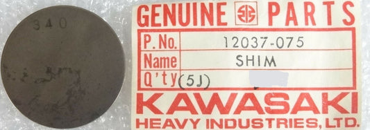 KAWASAKI KZ750  Valve Clearance Adjustment Shim 3.40T  12037-075