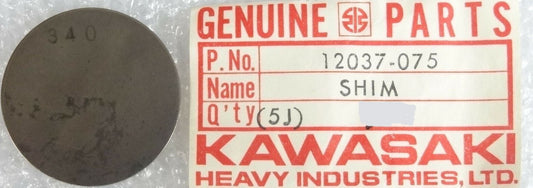 KAWASAKI KZ750 Valve Clearance Adjustment Shim 3.40T 12037-075