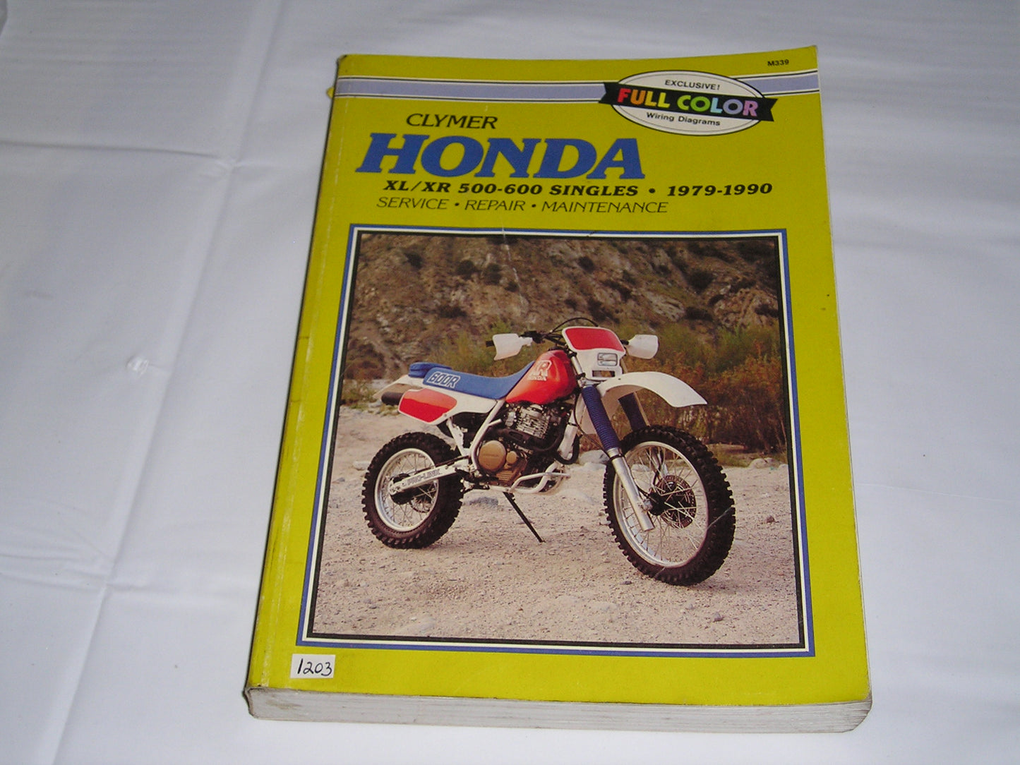 HONDA XL500 XL600 XR500 XR600  Singles  1979-1990  Clymer Service Manual M339  #1203