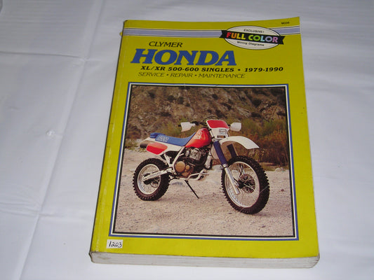 HONDA XL500 XL600 XR500 XR600 Singles 1979-1990 Clymer Service Manual M339 #1203
