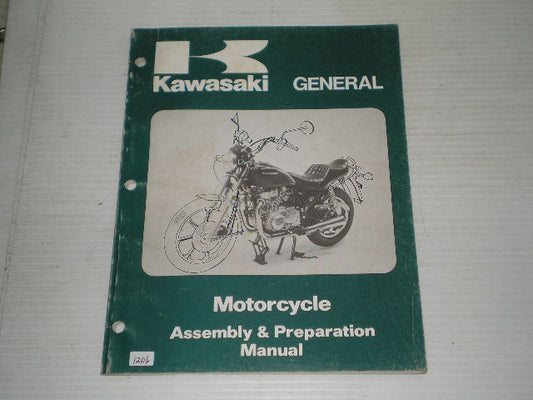 KAWASAKI General All Motorcycles 1983  Assembly & Preparation Manual  99931-1064-02   #1206