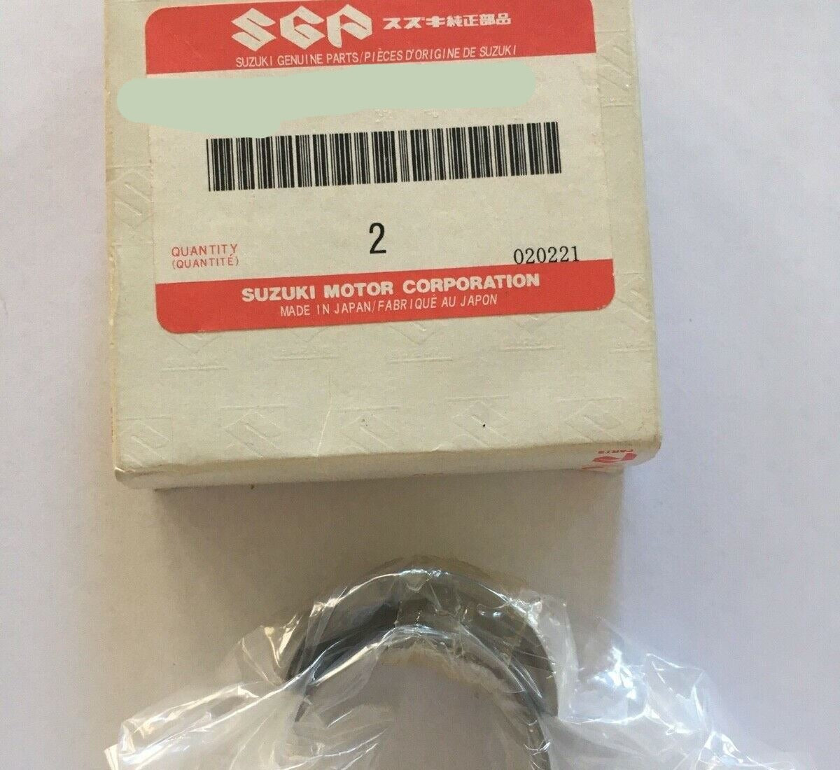 SUZUKI GS650 GS750 GSX750 XN85 Crankshaft Main Bearings Set/2  12229-45410-050 / 12229-45400-050