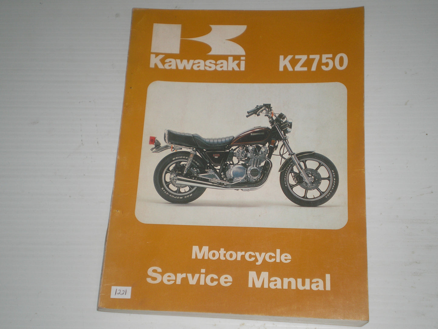 KAWASAKI KZ750 E1 H1  1980-1981  Service Manual  99924-1021-02  #1221