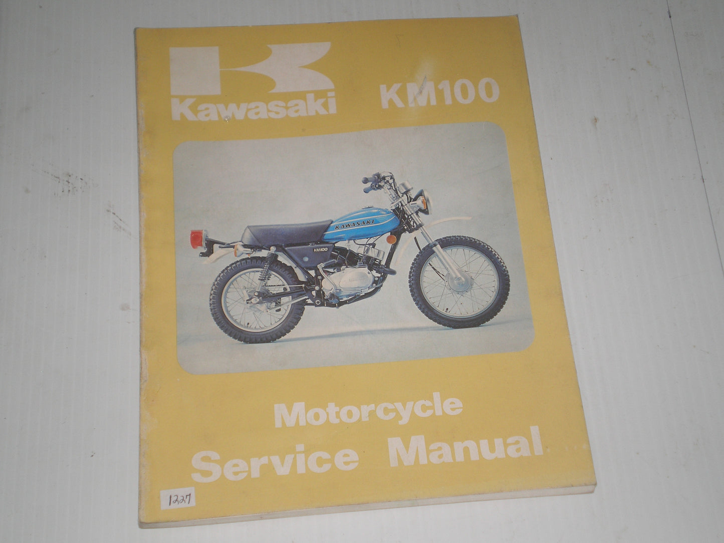 KAWASAKI KM100 A3A  1978  Service Manual  99924-1012-01  #1227