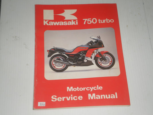 KAWASAKI ZX750 E1 Turbo 1984  Service Manual Supplement  99924-1049-51  #1232