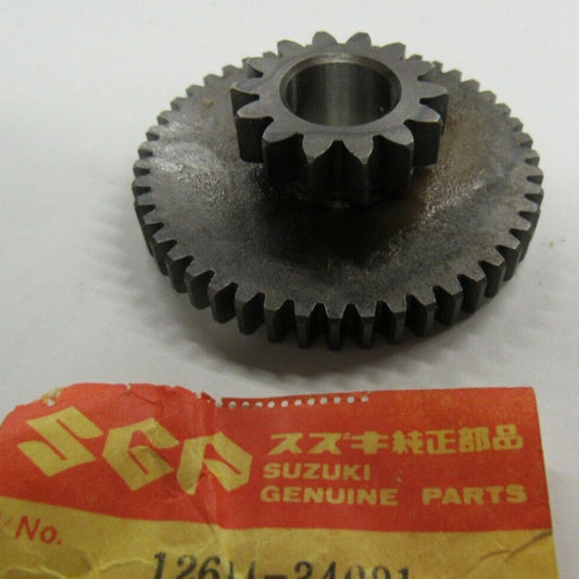 SUZUKI GT550 INDY ENGINE STARTER IDLE GEAR 12611-34001