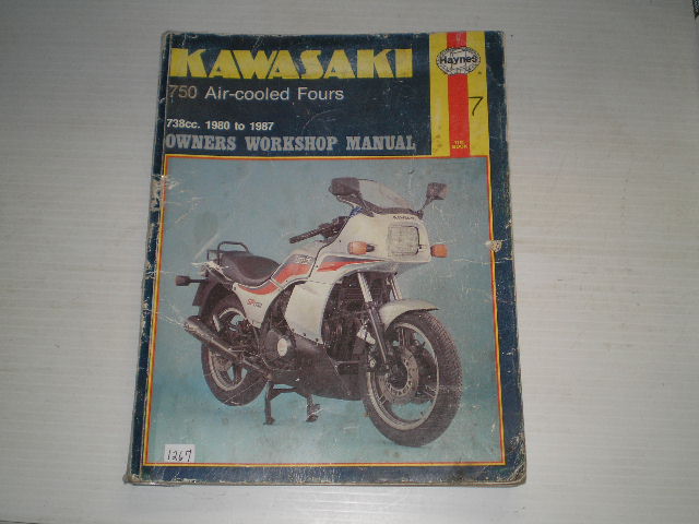 KAWASAKI KZ750  Z750  ZX750  1980-1987  Haynes Owner's Service Manual 574   #1267