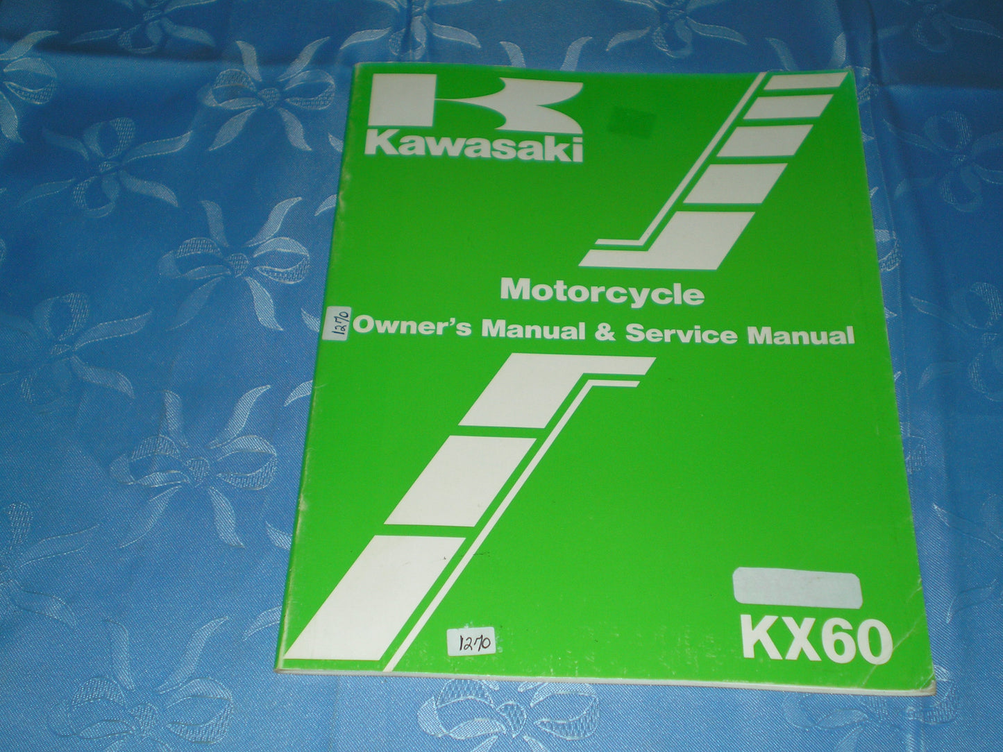 KAWASAKI KX60 A1 1983  Owner's  Service Manual  99920-1214-01  #1270