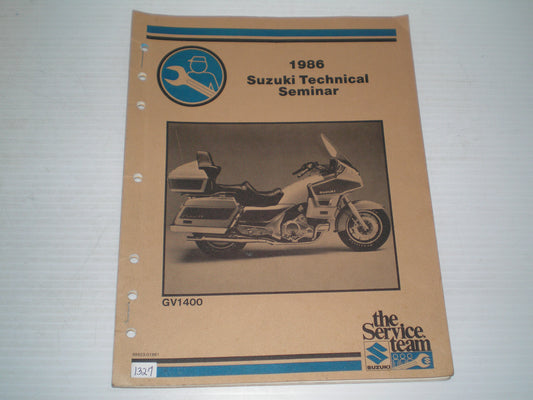 SUZUKI GV1400 1986 Technical Seminar 99923-01861 #1327