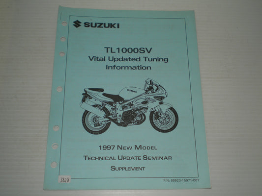 SUZUKI TL1000 SV 1997 Technical Update Seminar Supplement Manual 99923-15971-001 #1328
