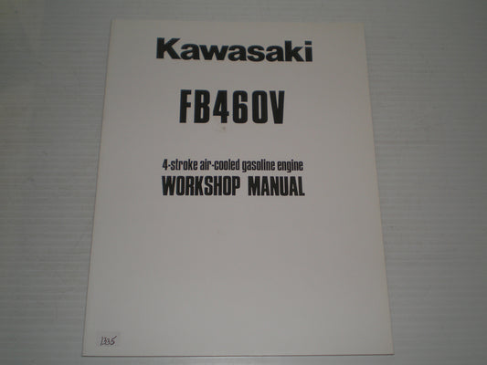 KAWASAKI FB460 V FB460V Engine 1998 Workshop / Service Manual 99924-2011-01 #1335