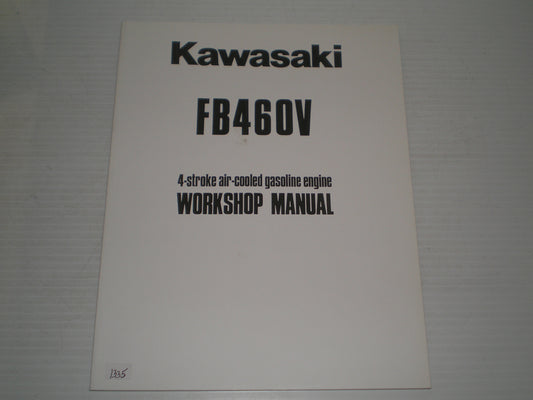 KAWASAKI FB460 V  FB460V  Engine  1998  Workshop / Service Manual  99924-2011-01  #1335