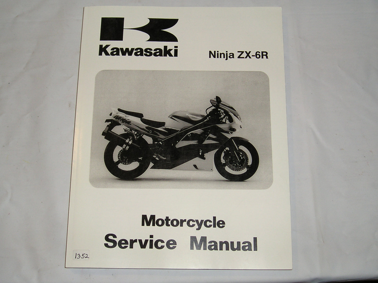 KAWASAKI ZX-6R  Ninja  ZX600  F1 F2  F3 1995-1997  Service Manual  99924-1184-02  #1352