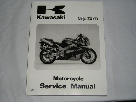 KAWASAKI ZX-9R Ninja  ZX900 B1 B2 B3 B4  1994-1997  Service Manual 99924-1171-04  #1353